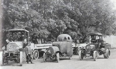 From left to right: Austro-Daimler M06, Panzerwagen, 18/20PS